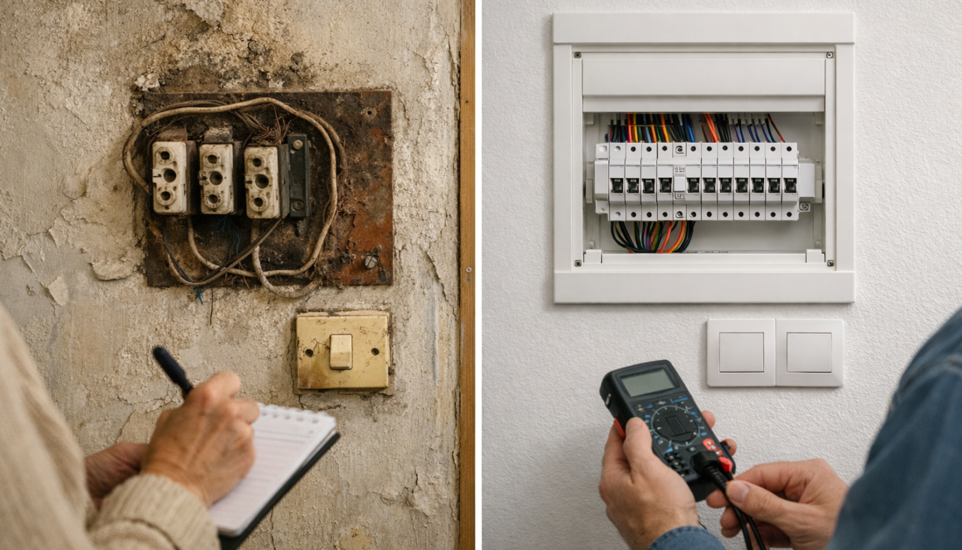 Budget et coûts pour la rénovation complète d'une installation électrique ancienne dans une maison